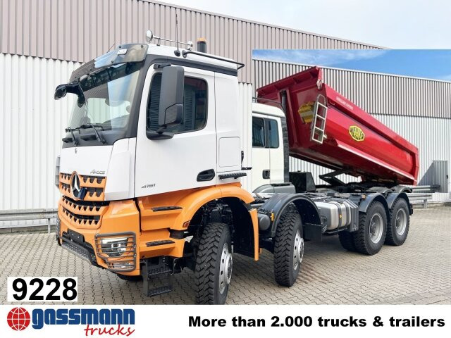 Mercedes-Benz Arocs 4151 AK 8x8/4, Grounder, Meiller - Autobasculantă: Foto 1 Mercedes-Benz Arocs 4151 AK 8x8/4, Grounder, Meiller - Autobasculantă: Foto 1