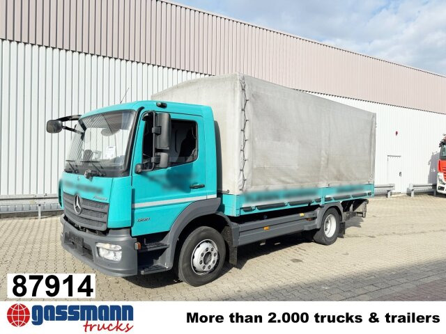 Mercedes-Benz Atego 1221 L 4x2 mit LBW BÄR - Camion platformă: Foto 1 Mercedes-Benz Atego 1221 L 4x2 mit LBW BÄR - Camion platformă: Foto 1