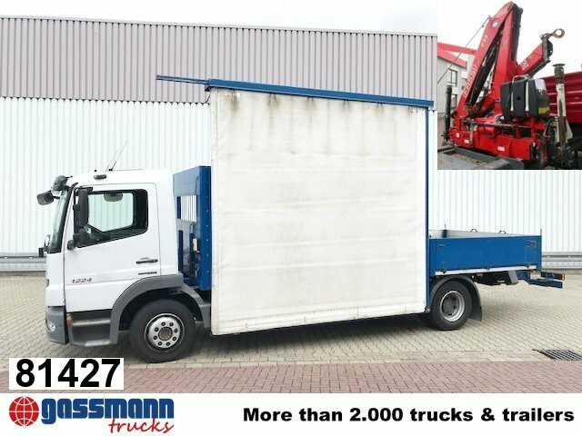 Mercedes-Benz Atego 1224 L 4x2 Glastransporter, gegen Aufpreis - Camion platformă, Camion cu macara: Foto 1 Mercedes-Benz Atego 1224 L 4x2 Glastransporter, gegen Aufpreis - Camion platformă, Camion cu macara: Foto 1