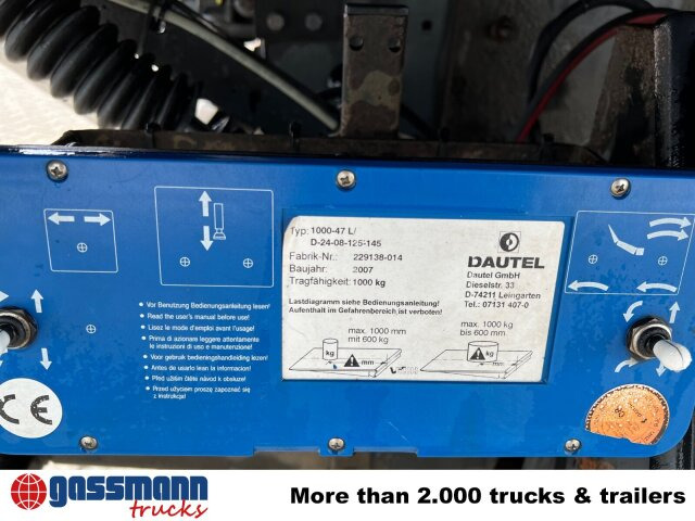 Mercedes-Benz Atego 1224 L, Möbelkoffer, Dautel LBW, 42 cbm - Camion furgon: Foto 2 Mercedes-Benz Atego 1224 L, Möbelkoffer, Dautel LBW, 42 cbm - Camion furgon: Foto 2