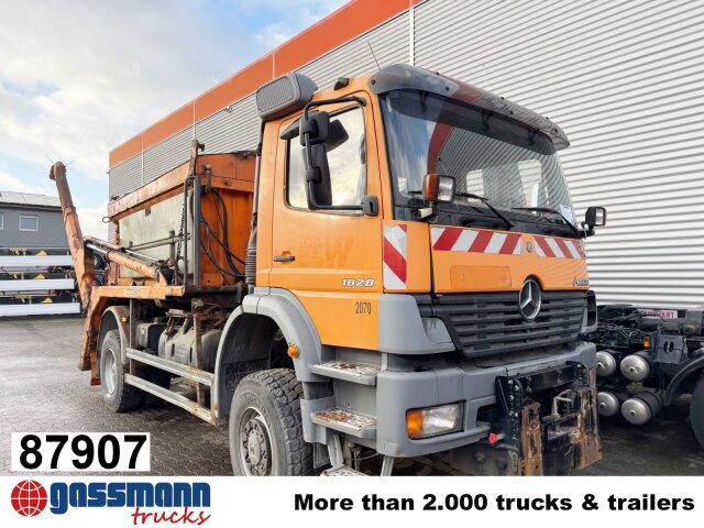 Mercedes-Benz Atego 1828 4x4, Tele-Absetzer, - Camion container de gunoi: Foto 1 Mercedes-Benz Atego 1828 4x4, Tele-Absetzer, - Camion container de gunoi: Foto 1