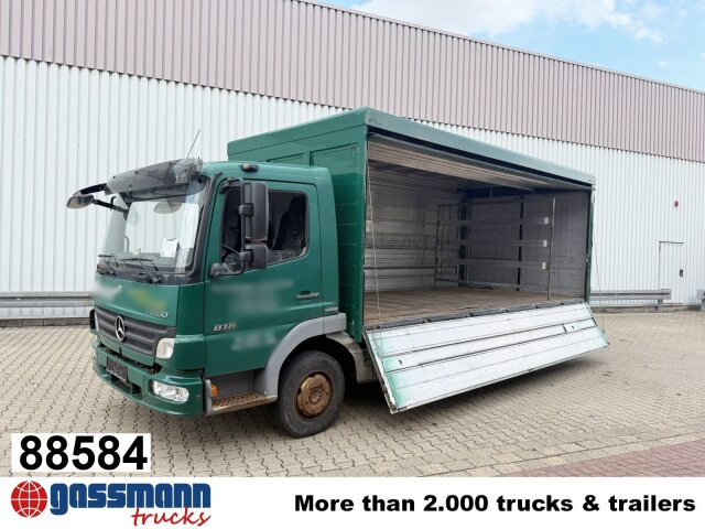 Mercedes-Benz Atego 818 L 4x2, Getränkekoffer, 2x AHK - Camion furgon: Foto 1 Mercedes-Benz Atego 818 L 4x2, Getränkekoffer, 2x AHK - Camion furgon: Foto 1