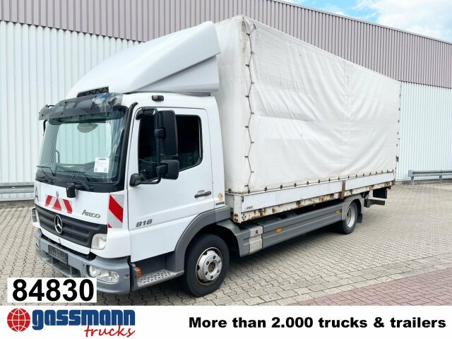 Mercedes-Benz Atego 818 L 4x2 mit LBW BÄR - Camion platformă: Foto 1 Mercedes-Benz Atego 818 L 4x2 mit LBW BÄR - Camion platformă: Foto 1