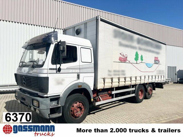 Mercedes-Benz SK 2435 L 6x2, V8 - Camion platformă: Foto 1 Mercedes-Benz SK 2435 L 6x2, V8 - Camion platformă: Foto 1