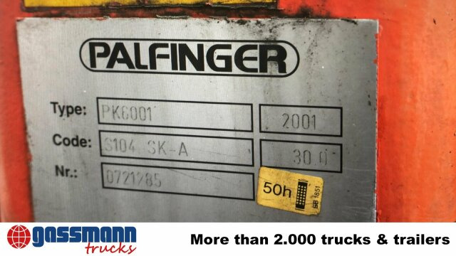 Renault D 180.75 4x2 mit Kran Palfinger PK6001 - Camion platformă, Camion cu macara: Foto 3 Renault D 180.75 4x2 mit Kran Palfinger PK6001 - Camion platformă, Camion cu macara: Foto 3