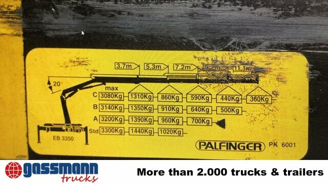 Renault D 180.75 4x2 mit Kran Palfinger PK6001 - Camion platformă, Camion cu macara: Foto 4 Renault D 180.75 4x2 mit Kran Palfinger PK6001 - Camion platformă, Camion cu macara: Foto 4