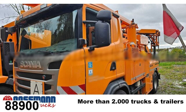Scania G 320 4x2, Müller Vacumaster ca. 5,5m³, Funk - Măturătoare stradală: Foto 1 Scania G 320 4x2, Müller Vacumaster ca. 5,5m³, Funk - Măturătoare stradală: Foto 1
