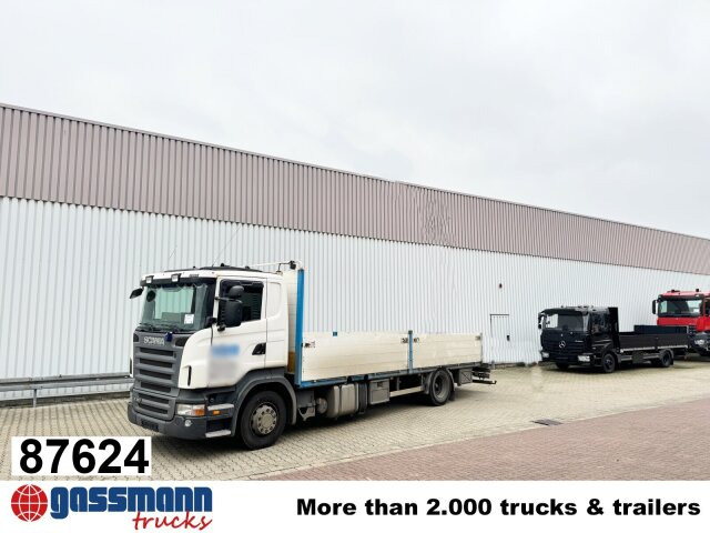 Scania R380 DB 4x2 MNA, Platz für Heckkran, 2x AHK - Camion platformă: Foto 1 Scania R380 DB 4x2 MNA, Platz für Heckkran, 2x AHK - Camion platformă: Foto 1