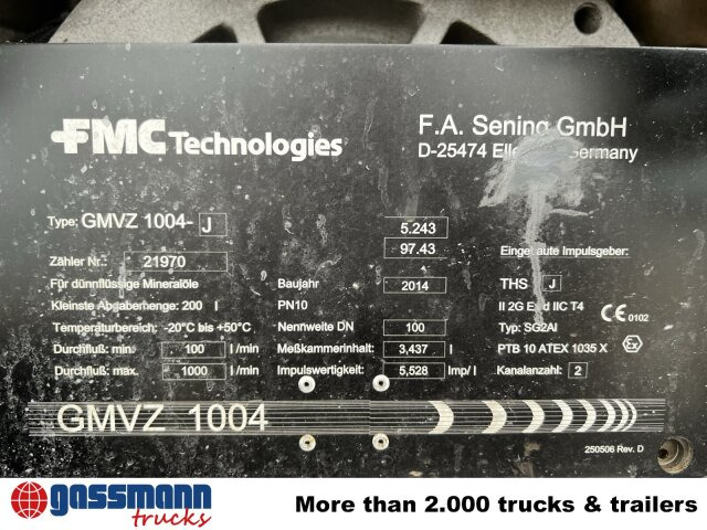 Scania R450 4x2, Retarder, ADR, Rohr Tank, ca. 14400l - Camion cisternă: Foto 4 Scania R450 4x2, Retarder, ADR, Rohr Tank, ca. 14400l - Camion cisternă: Foto 4