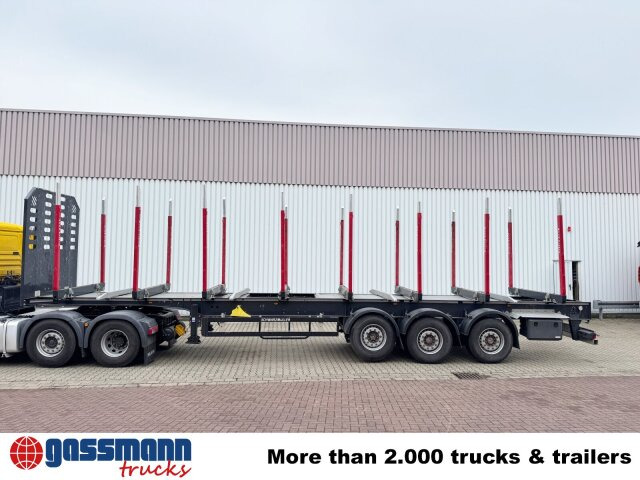Schwarzmüller 3-Achs Holzauflieger, Liftachse, MEHRFACH - Semiremorcă transport busteni: Foto 5 Schwarzmüller 3-Achs Holzauflieger, Liftachse, MEHRFACH - Semiremorcă transport busteni: Foto 5