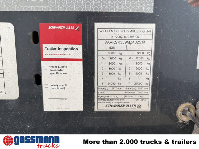 Semiremorcă basculantă Schwarzmüller K-Serie Kippauflieger, Hardoxmulde ca. 24/26m³,: Foto 6 Semiremorcă basculantă Schwarzmüller K-Serie Kippauflieger, Hardoxmulde ca. 24/26m³,: Foto 6