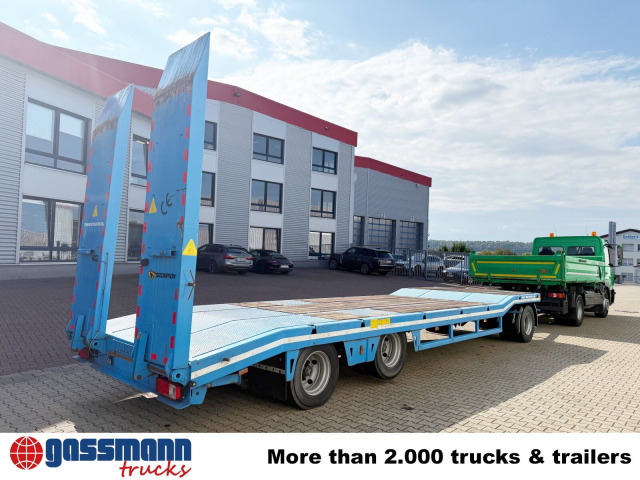 Remorcă transport agabaritic pentru transport de utilaje grele nou Scorpion 3-Achs Tiefladeanhänger, Liftachse,: Foto 10