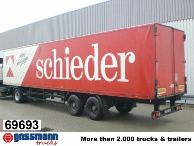 Spier SPIER SLG 2/90, Möbelkofferauflieger, 80 cbm, - Semiremorcă furgon: Foto 1 Spier SPIER SLG 2/90, Möbelkofferauflieger, 80 cbm, - Semiremorcă furgon: Foto 1