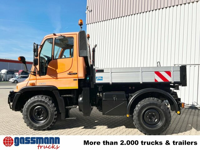 Unimog U 300 4x4, Kipper, Kommunalhydraulik, - Camion platformă, Maşina comunala: Foto 2 Unimog U 300 4x4, Kipper, Kommunalhydraulik, - Camion platformă, Maşina comunala: Foto 2