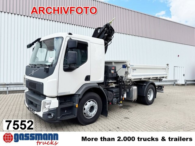 Volvo FL 280 4x4 mit 10-13 m/t Kran - Camion basculantă, Camion cu macara: Foto 1 Volvo FL 280 4x4 mit 10-13 m/t Kran - Camion basculantă, Camion cu macara: Foto 1