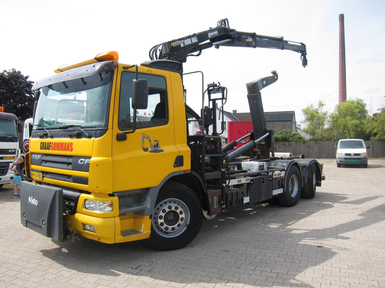 DAF CF 75 310 6X2*4 Hiab Kran Haken Manual Funk E3 - Camion cu cârlig, Camion cu macara: Foto 2 DAF CF 75 310 6X2*4 Hiab Kran Haken Manual Funk E3 - Camion cu cârlig, Camion cu macara: Foto 2
