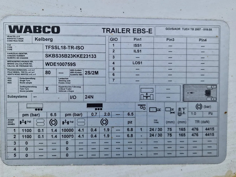 Semiremorcă furgon KEL-BERG Box trailer - Zepro loadlift 2.500 KG - Steering axle: Foto 20