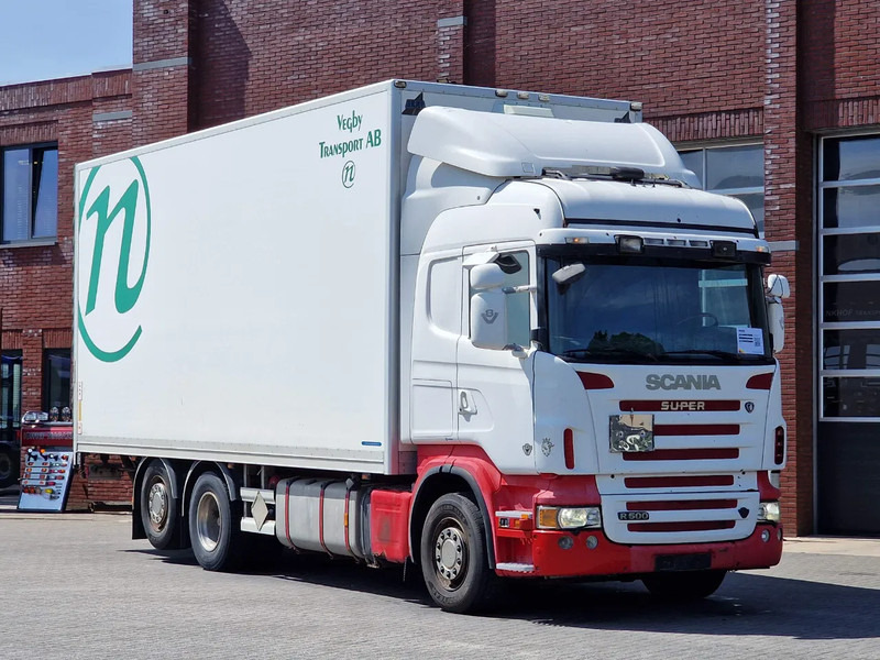 Scania R500 V8 Highline 6x2*4 - Box with side doors - Loadlift - Manual gearbox with retarder - Full air - Steering axle - Camion furgon: Foto 1 Scania R500 V8 Highline 6x2*4 - Box with side doors - Loadlift - Manual gearbox with retarder - Full air - Steering axle - Camion furgon: Foto 1