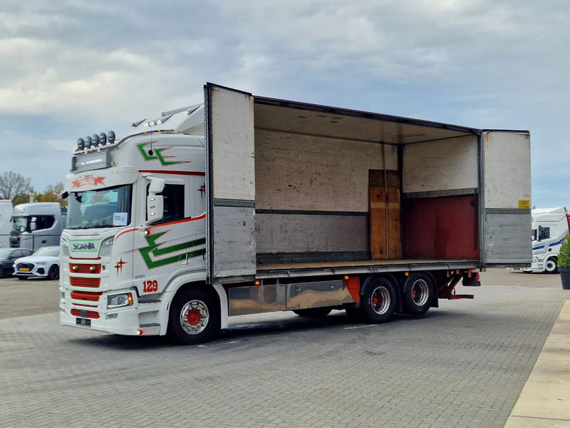 Scania R580 V8 NGS Highline 6x2 - Box with sidedoors - Loadlift - Retarder - Full air - 475 wb - Camion furgon: Foto 4 Scania R580 V8 NGS Highline 6x2 - Box with sidedoors - Loadlift - Retarder - Full air - 475 wb - Camion furgon: Foto 4