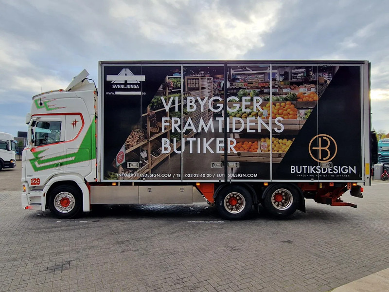 Scania R580 V8 NGS Highline 6x2 - Box with sidedoors - Loadlift - Retarder - Full air - 475 wb - Camion furgon: Foto 5 Scania R580 V8 NGS Highline 6x2 - Box with sidedoors - Loadlift - Retarder - Full air - 475 wb - Camion furgon: Foto 5