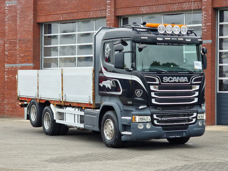 Scania R730 6x2 Steel / air, Retarder, 4500 wheelbase, 10 wheels, open box - Camion furgon: Foto 1 Scania R730 6x2 Steel / air, Retarder, 4500 wheelbase, 10 wheels, open box - Camion furgon: Foto 1