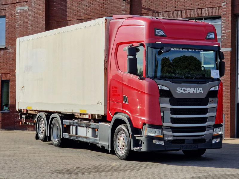 Scania S500 NGS Highline 6x2 - BDF - Full air - Loadlift - Box - Navi - Retarder - Camion transport containere/ Swap body: Foto 1 Scania S500 NGS Highline 6x2 - BDF - Full air - Loadlift - Box - Navi - Retarder - Camion transport containere/ Swap body: Foto 1