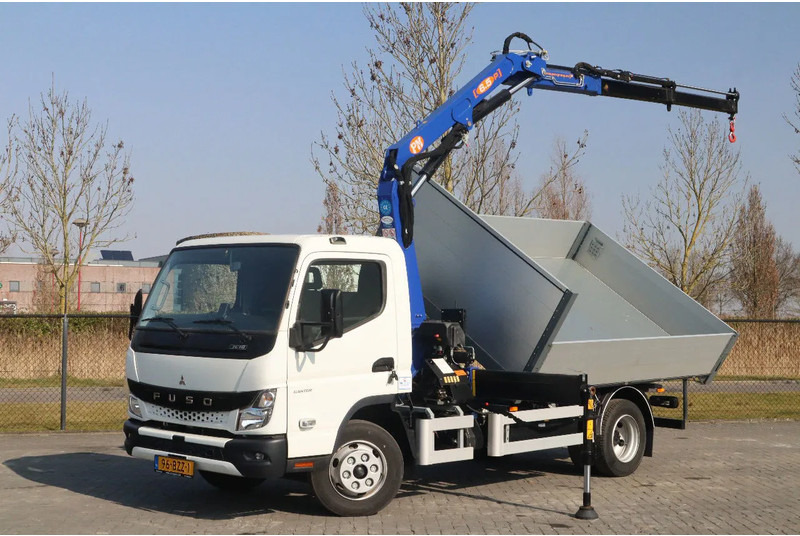 FUSO Canter 7C18 | 4X2 | 3-WAY TIPPER | PM 6.5 KRAN /CRANE - Camion cu macara: Foto 1 FUSO Canter 7C18 | 4X2 | 3-WAY TIPPER | PM 6.5 KRAN /CRANE - Camion cu macara: Foto 1