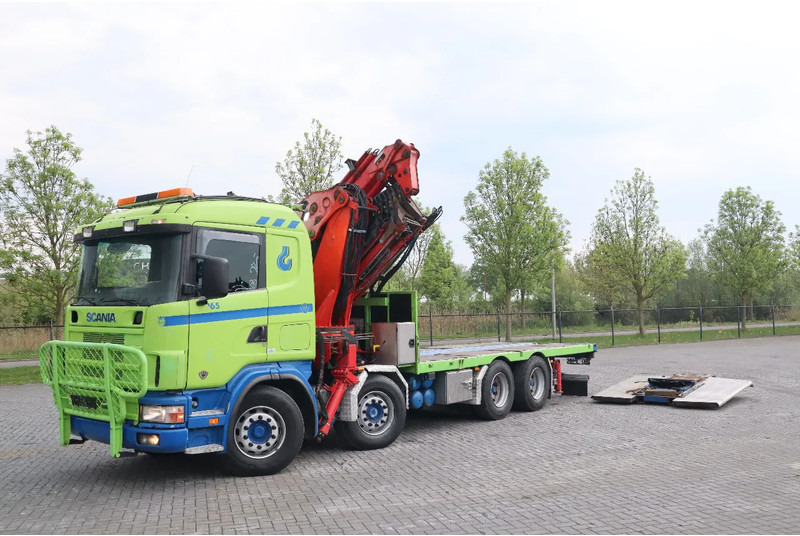 Scania R164-480 V8 8X4 | FASSI F600 | JIB | KRAN / CRANE - Camion cu macara: Foto 4 Scania R164-480 V8 8X4 | FASSI F600 | JIB | KRAN / CRANE - Camion cu macara: Foto 4