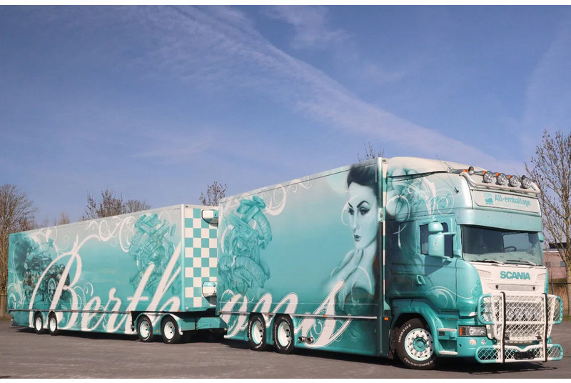 Scania R560 V8 | BERTHONS HOT ROD | CUSTOM SPECIAL TRUCK - Camion furgon: Foto 1 Scania R560 V8 | BERTHONS HOT ROD | CUSTOM SPECIAL TRUCK - Camion furgon: Foto 1