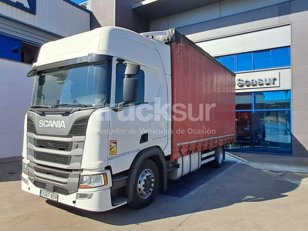 SCANIA R450.18 - Camion cu prelată: Foto 1 SCANIA R450.18 - Camion cu prelată: Foto 1