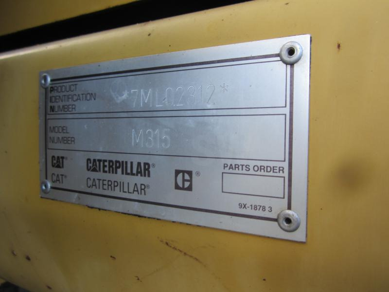 Caterpillar M315 - Excavator pe roţi: Foto 4 Caterpillar M315 - Excavator pe roţi: Foto 4