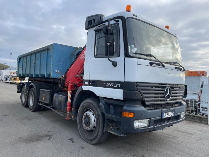 Mercedes Actros 2631 - Camion cu cârlig, Camion cu macara: Foto 1 Mercedes Actros 2631 - Camion cu cârlig, Camion cu macara: Foto 1