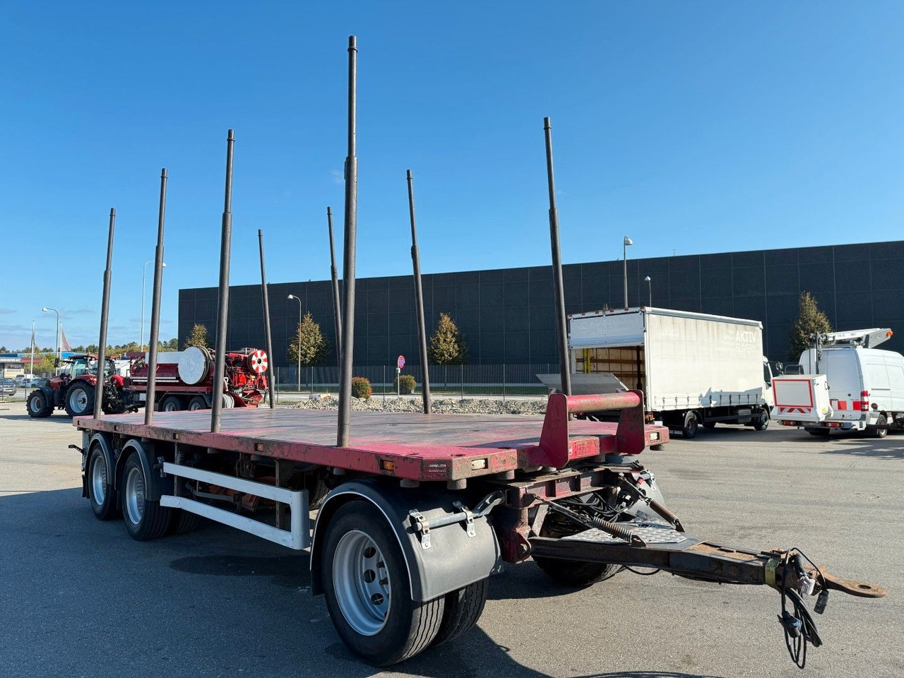 Menke-Janzen 24 t. 3 axle Woodtransport / Holztransport - Remorcă transport busteni: Foto 2 Menke-Janzen 24 t. 3 axle Woodtransport / Holztransport - Remorcă transport busteni: Foto 2
