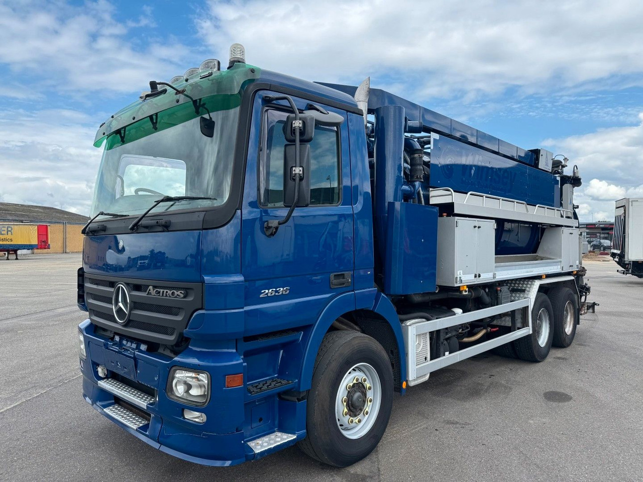 Mercedes-Benz Actros 2636 6x4 RHD Hvidtved Larsen Flexline 312 - Maşină pentru vidanjări: Foto 1 Mercedes-Benz Actros 2636 6x4 RHD Hvidtved Larsen Flexline 312 - Maşină pentru vidanjări: Foto 1