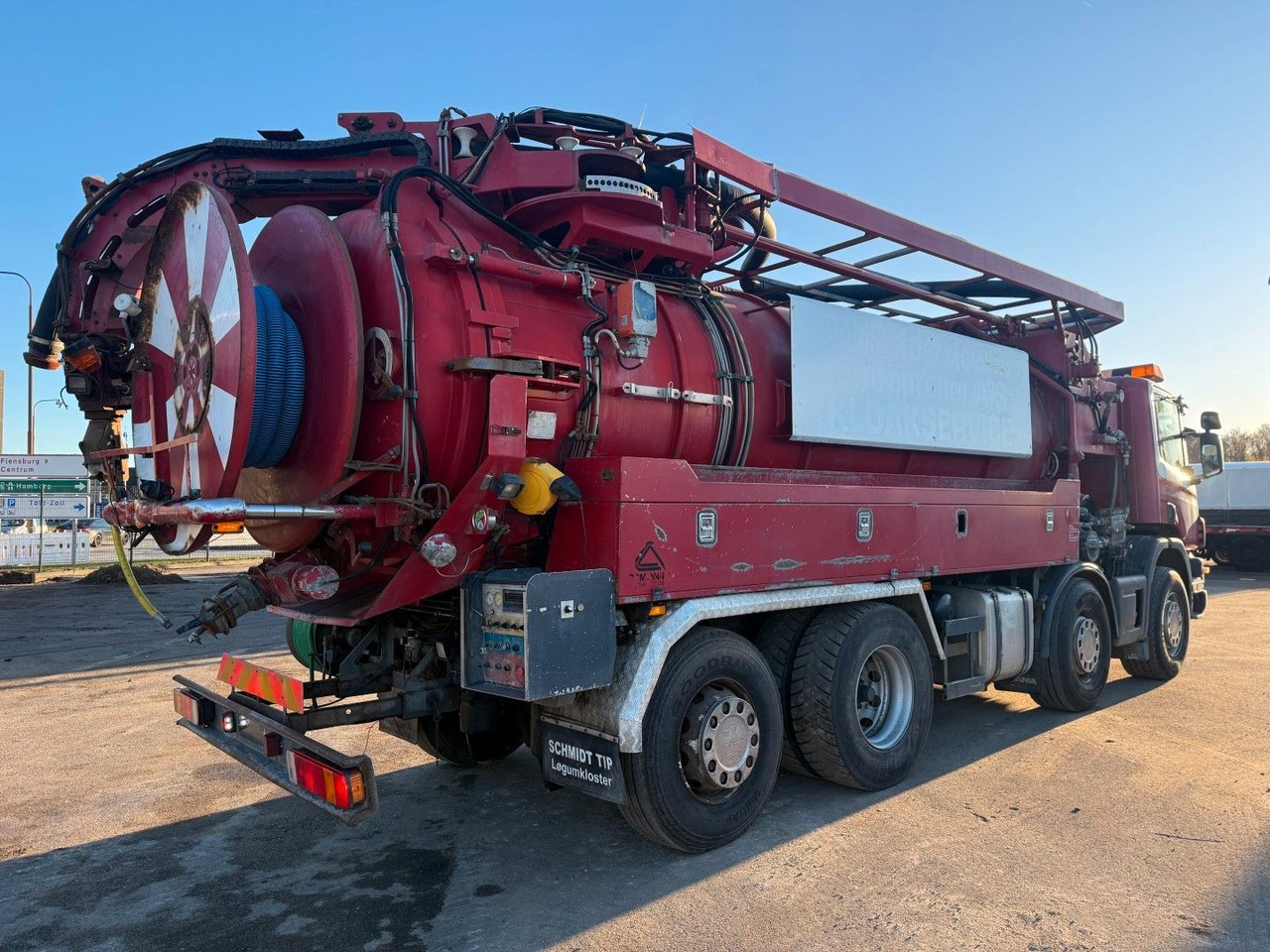 Scania 114/380 8x2*6 Assmann 14 m3 Vacuumtruck - Maşină pentru vidanjări: Foto 3 Scania 114/380 8x2*6 Assmann 14 m3 Vacuumtruck - Maşină pentru vidanjări: Foto 3