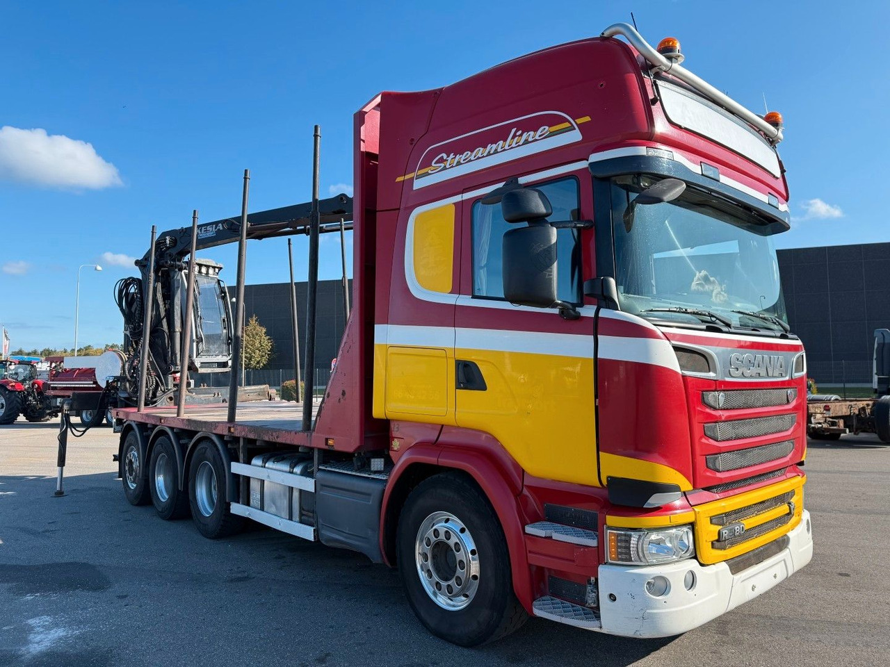 Scania R580 V8 8x4*4 Crane Kesla 21127 / Woodtransport - Camion cu macara: Foto 2 Scania R580 V8 8x4*4 Crane Kesla 21127 / Woodtransport - Camion cu macara: Foto 2