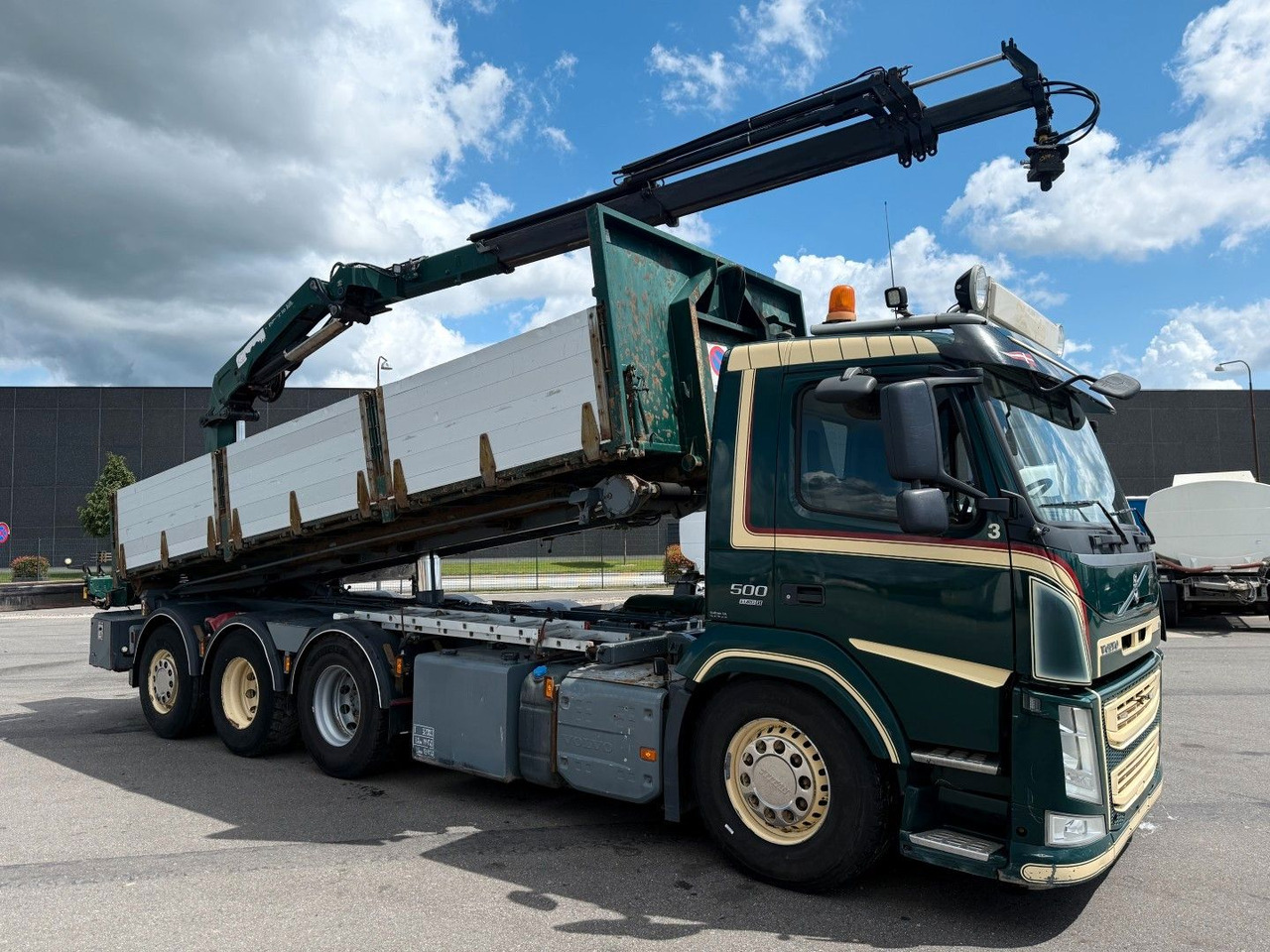 Volvo FM500 8x4*4 Tipper / Crane HMF2620-K5 - Camion basculantă, Camion cu macara: Foto 3 Volvo FM500 8x4*4 Tipper / Crane HMF2620-K5 - Camion basculantă, Camion cu macara: Foto 3