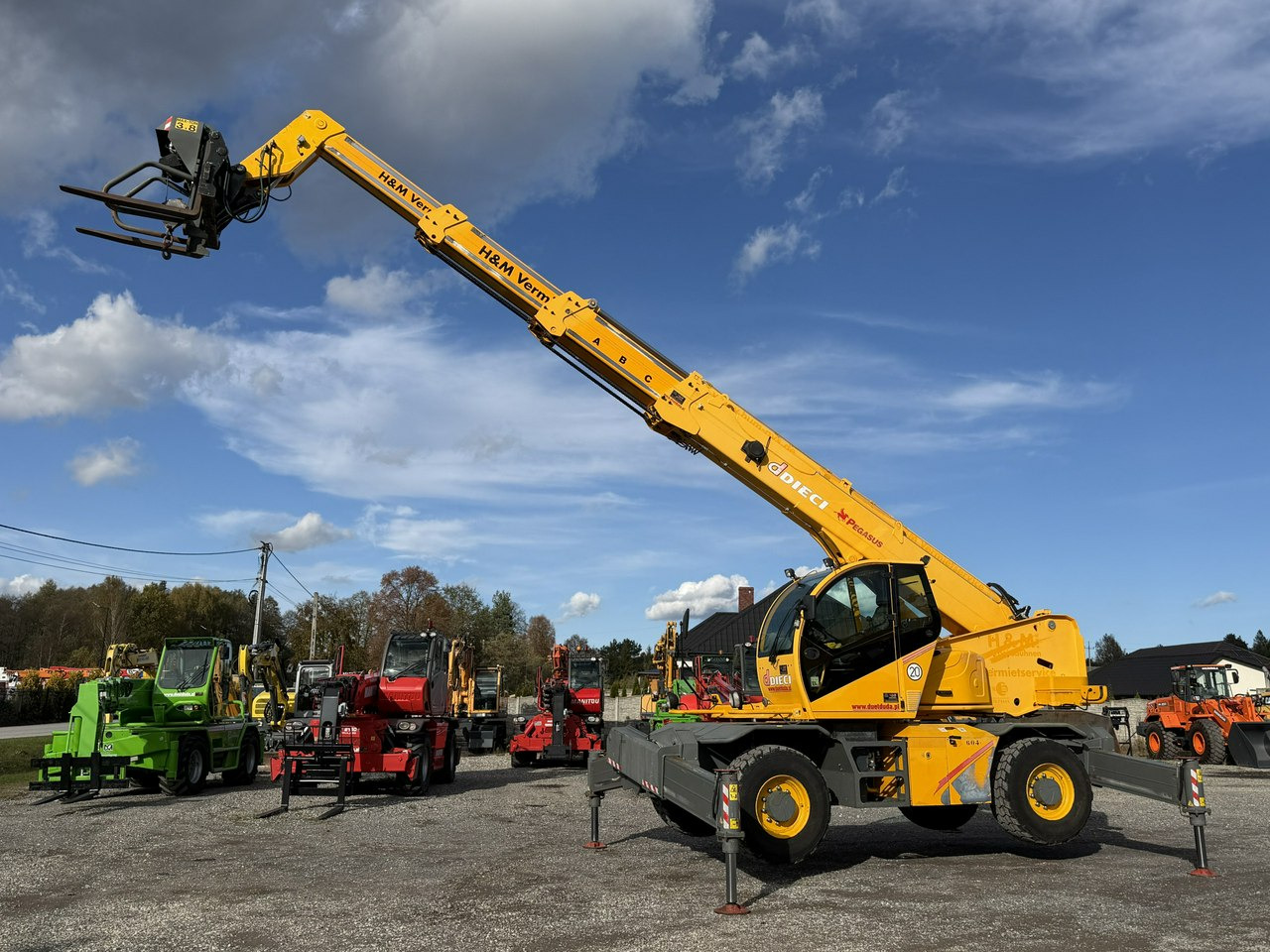 Dieci 2145 Pegasus HVL155 TL10 ROTO Ładowarka Teleskopowa Obrotowa - Stivuitor telescopic: Foto 1 Dieci 2145 Pegasus HVL155 TL10 ROTO Ładowarka Teleskopowa Obrotowa - Stivuitor telescopic: Foto 1