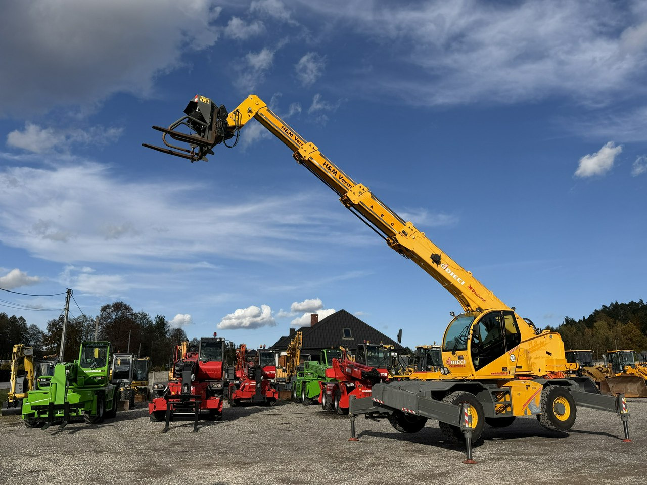 Dieci 2145 Pegasus HVL155 TL10 ROTO Ładowarka Teleskopowa Obrotowa - Stivuitor telescopic: Foto 5 Dieci 2145 Pegasus HVL155 TL10 ROTO Ładowarka Teleskopowa Obrotowa - Stivuitor telescopic: Foto 5