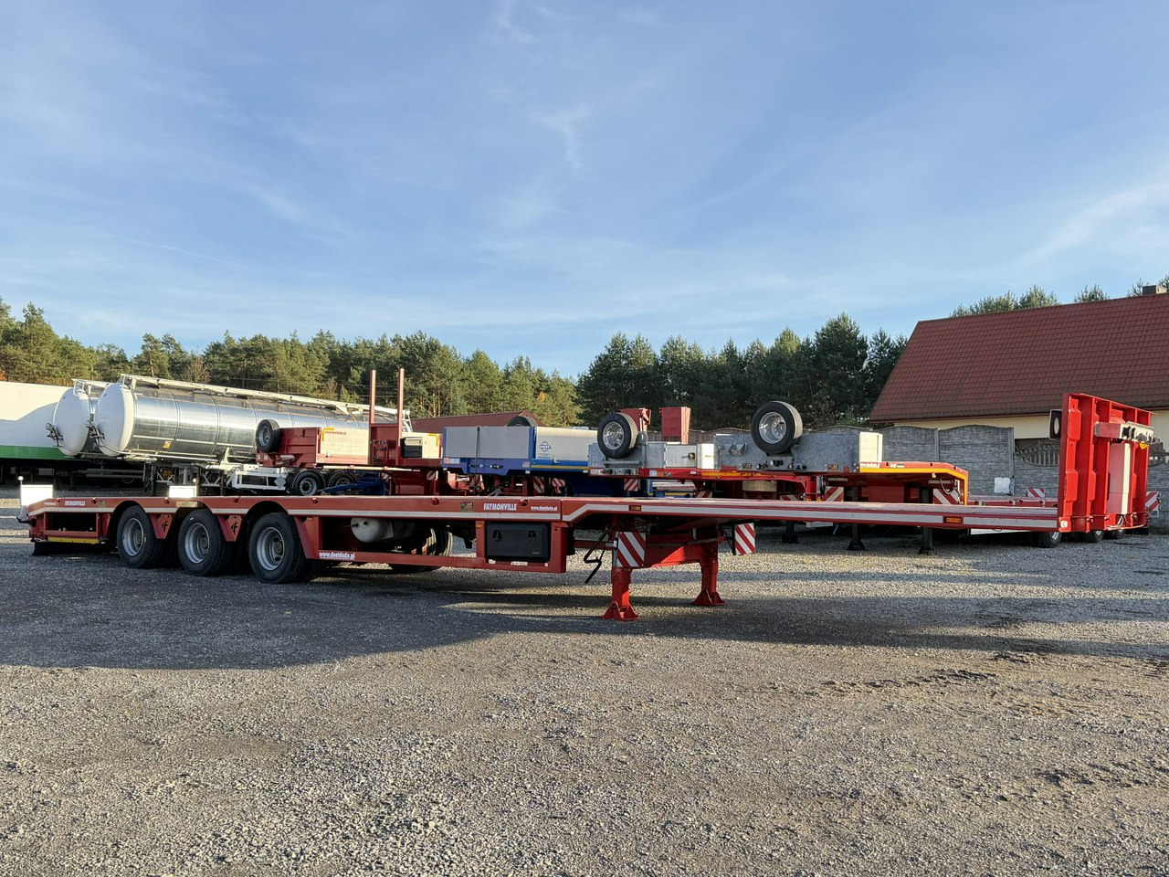 Faymonville Niskopodłogowa Telemega Rozciągana 7m 3-Osiowa Oś skrętna - Semiremorcă transport agabaritic: Foto 2 Faymonville Niskopodłogowa Telemega Rozciągana 7m 3-Osiowa Oś skrętna - Semiremorcă transport agabaritic: Foto 2