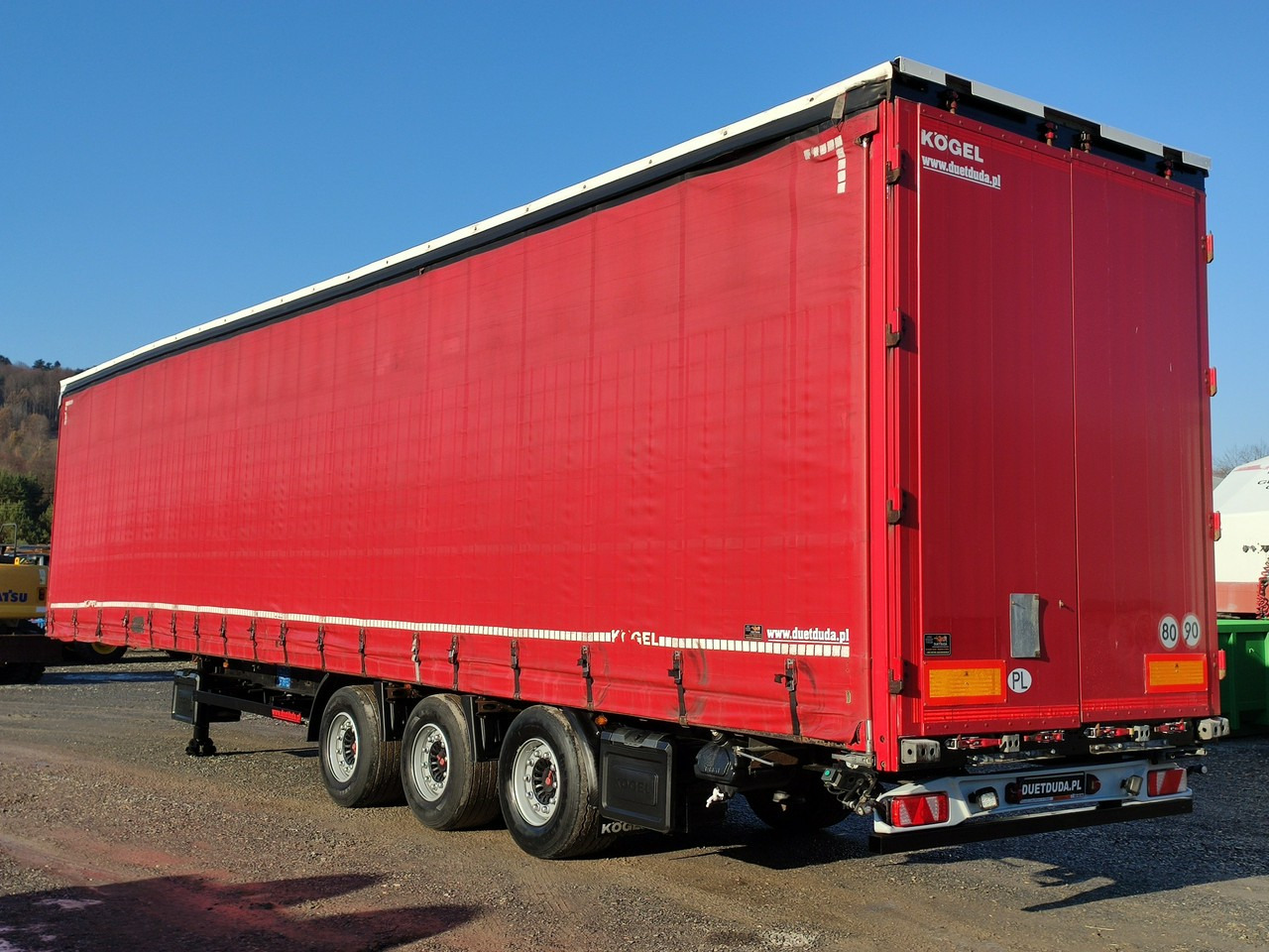 Semiremorcă prelată Kogel SN24 Firana Mega Oś Podnoszona: Foto 10