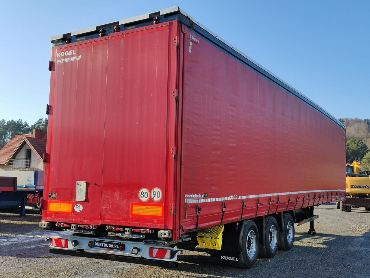 Semiremorcă prelată Kogel SN24 Firana Mega Oś Podnoszona: Foto 21