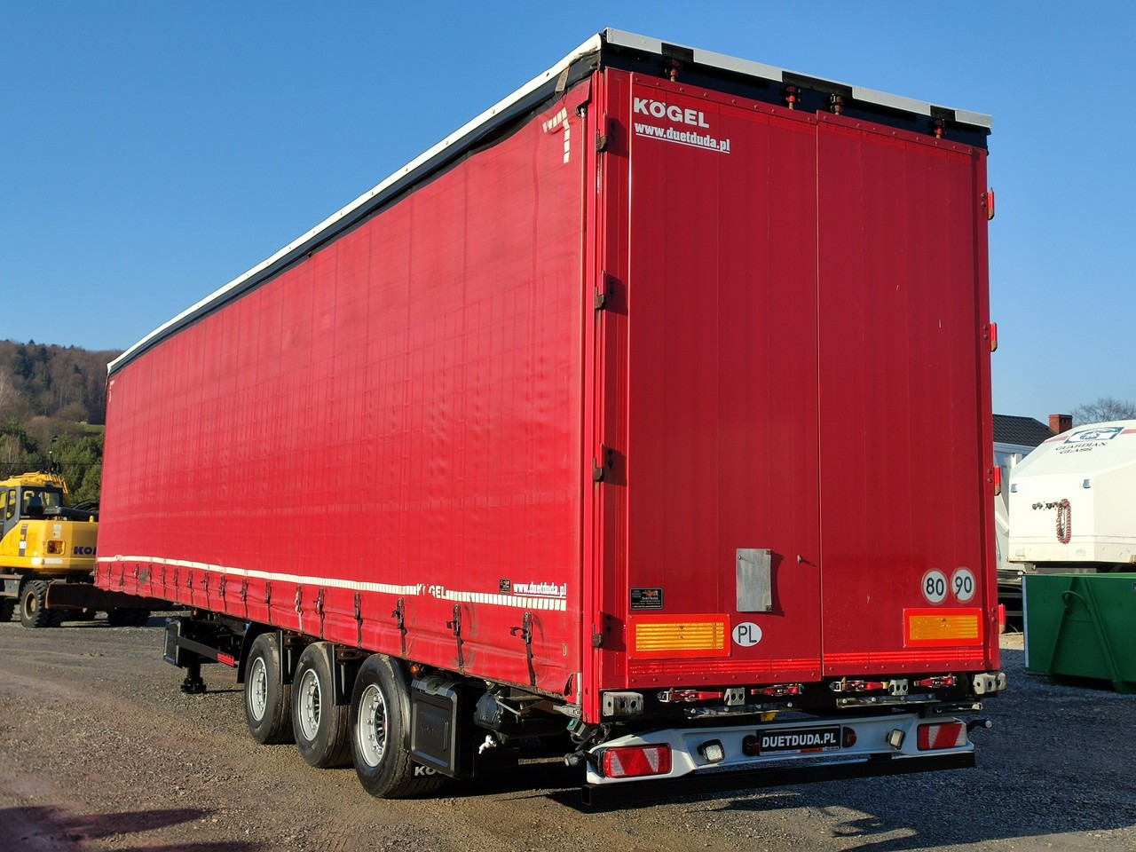 Semiremorcă prelată Kogel SN24 Firana Mega Oś Podnoszona: Foto 9