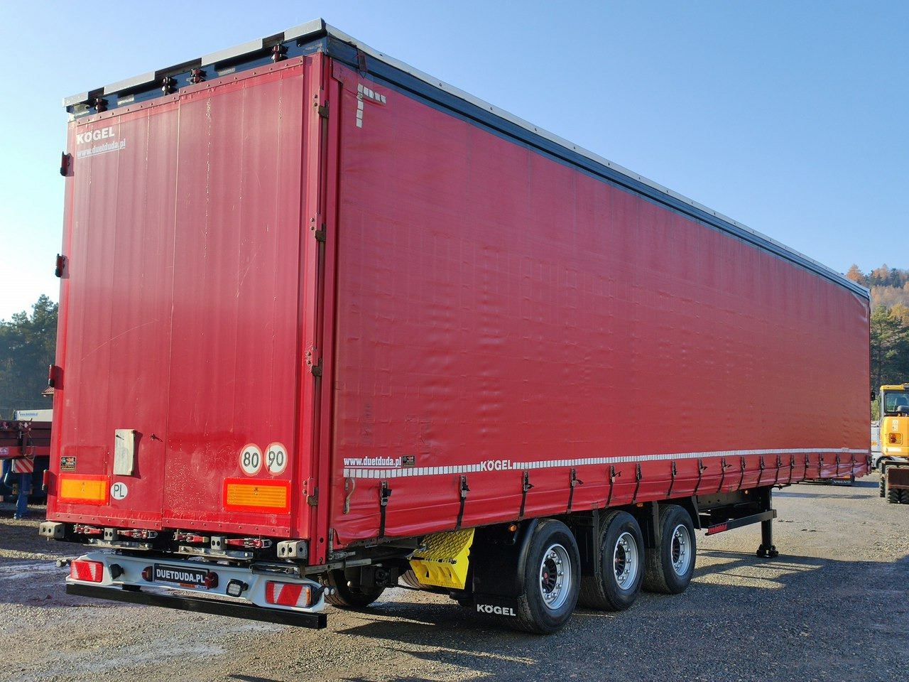 Semiremorcă prelată Kogel SN24 Firana Mega Oś Podnoszona: Foto 19