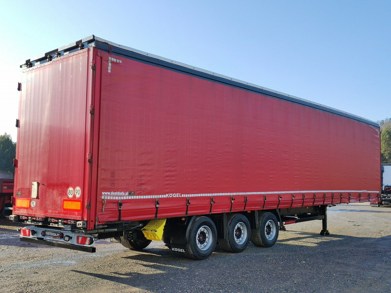 Semiremorcă prelată Kogel SN24 Firana Mega Oś Podnoszona: Foto 13