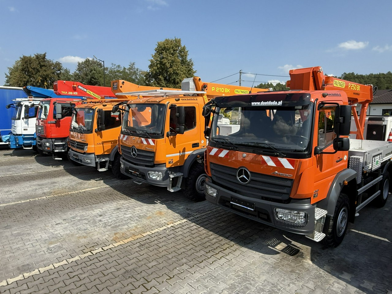 Mercedes Atego 818 E6 4x4 Zwyżka PALFINGER P250 BK Podnośnik Koszowy - Camion cu nacela: Foto 3 Mercedes Atego 818 E6 4x4 Zwyżka PALFINGER P250 BK Podnośnik Koszowy - Camion cu nacela: Foto 3
