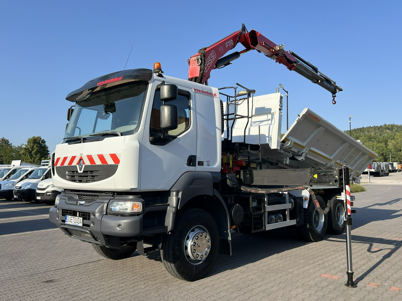 Renault Kerax 26.390 6x4 Mocny HDS FASSI F170 Sterowanie Radiowe - Camion basculantă, Camion cu macara: Foto 1 Renault Kerax 26.390 6x4 Mocny HDS FASSI F170 Sterowanie Radiowe - Camion basculantă, Camion cu macara: Foto 1