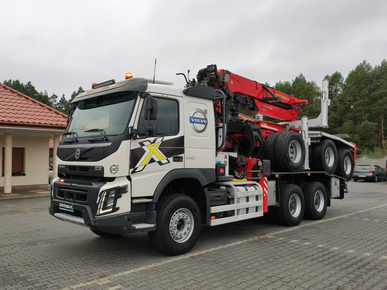Volvo FMX 540 6x4 RETARDER PALFORET EPSILON S300L Do Drewna - Camion forestier: Foto 4 Volvo FMX 540 6x4 RETARDER PALFORET EPSILON S300L Do Drewna - Camion forestier: Foto 4