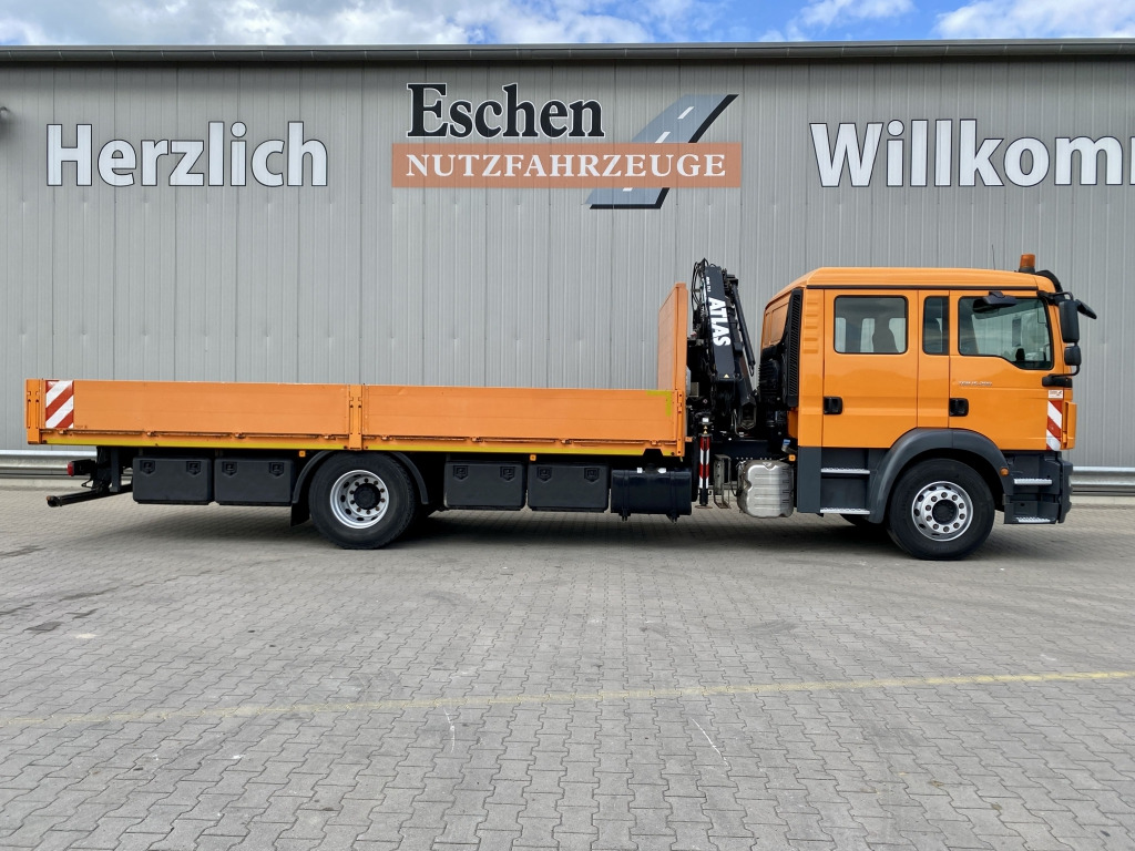Camion platformă, Camion cu macara MAN TGM 15.290 4x2 BL / Atlas AK 75.2 Kran: Foto 7