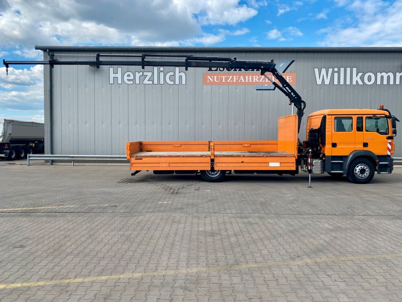 MAN TGM 15.290 DOKA|Atlas AK 75,2*Funk*4x Sitze*Navi - Camion platformă, Camion cu macara: Foto 2 MAN TGM 15.290 DOKA|Atlas AK 75,2*Funk*4x Sitze*Navi - Camion platformă, Camion cu macara: Foto 2
